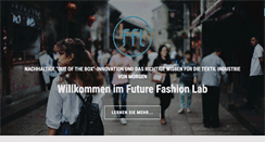 Desktop Screenshot of futurefashionlab.com